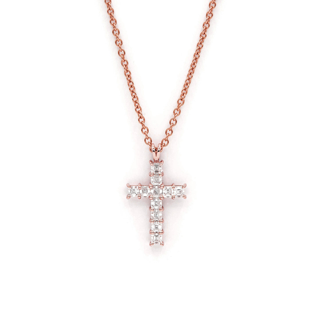 Asscher Cross Pendant - Large | Víya