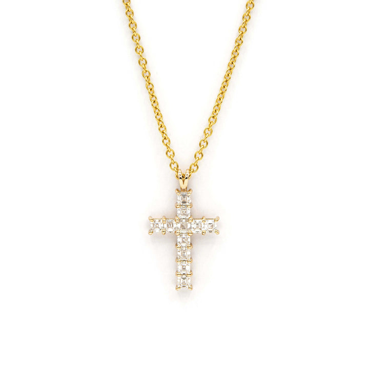 Asscher Cross Pendant - Large | Víya