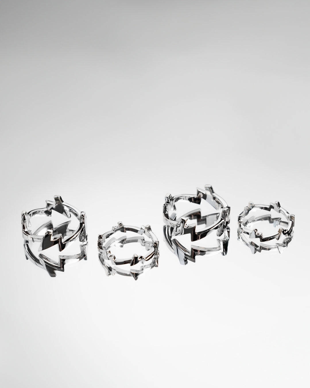 "Woosh" 925 Sterling Silver rings multiple sizes